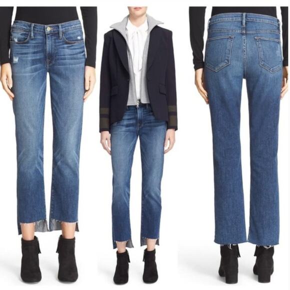 Frame Denim Le High Straight Jean - Picture 1 of 9